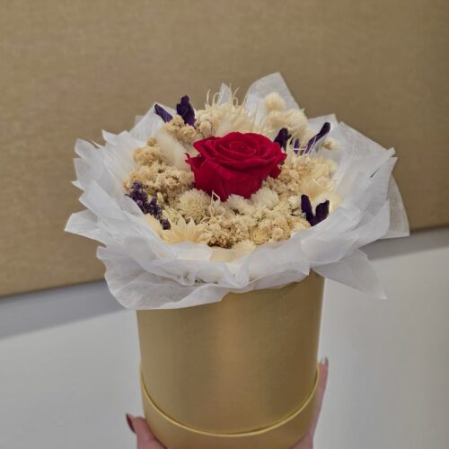 Zlatna ruža mini kutija